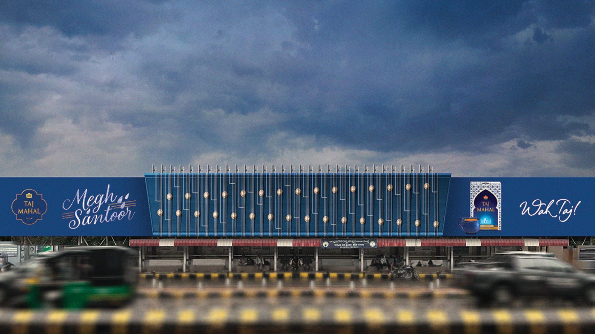 Taj Mahal Tea - Megh Santoor billboard