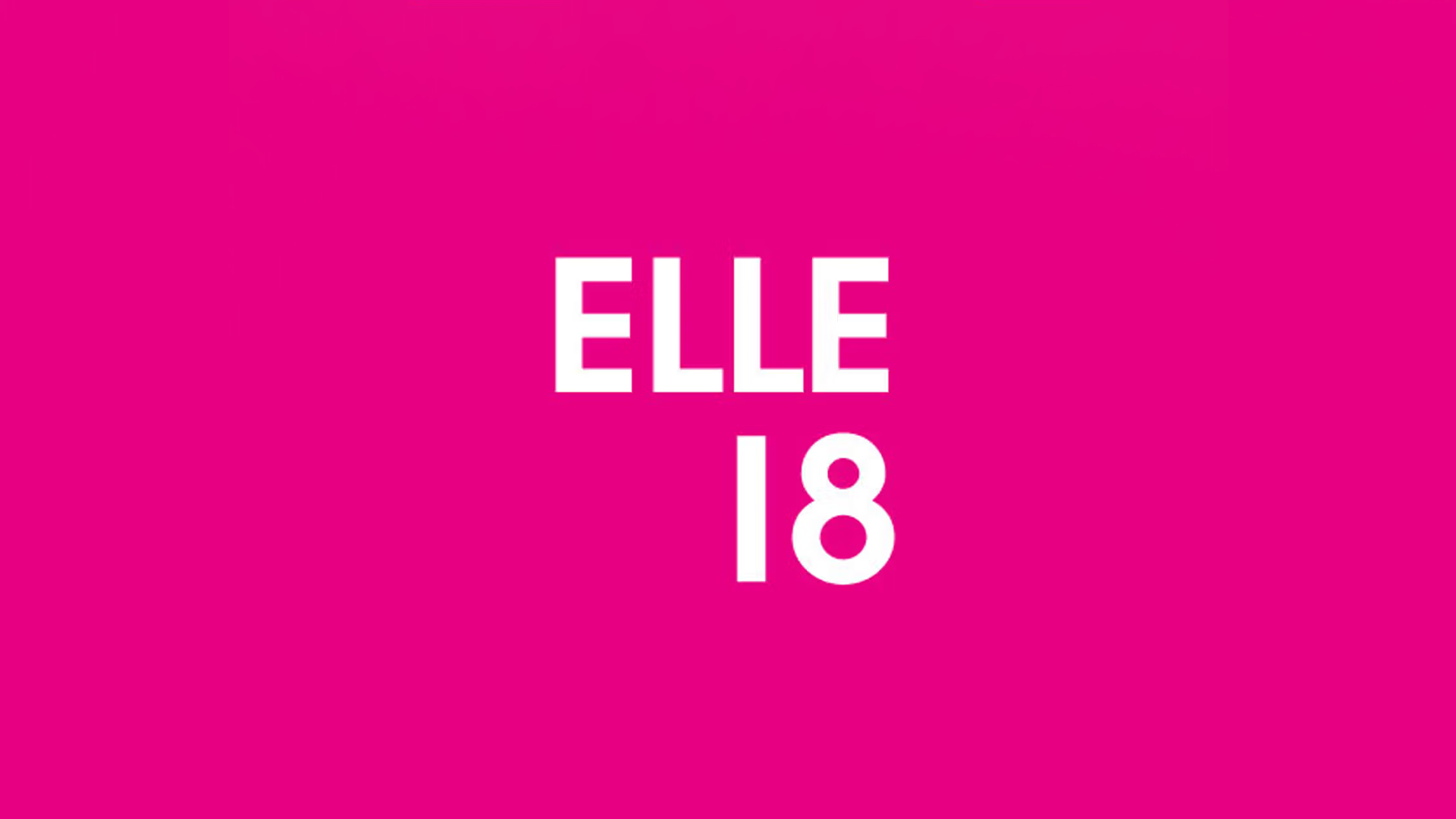 Elle 18 logo with pink background