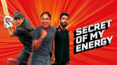 Promotional image for the Boost brand with the phrase ‘Secret of My Energy’