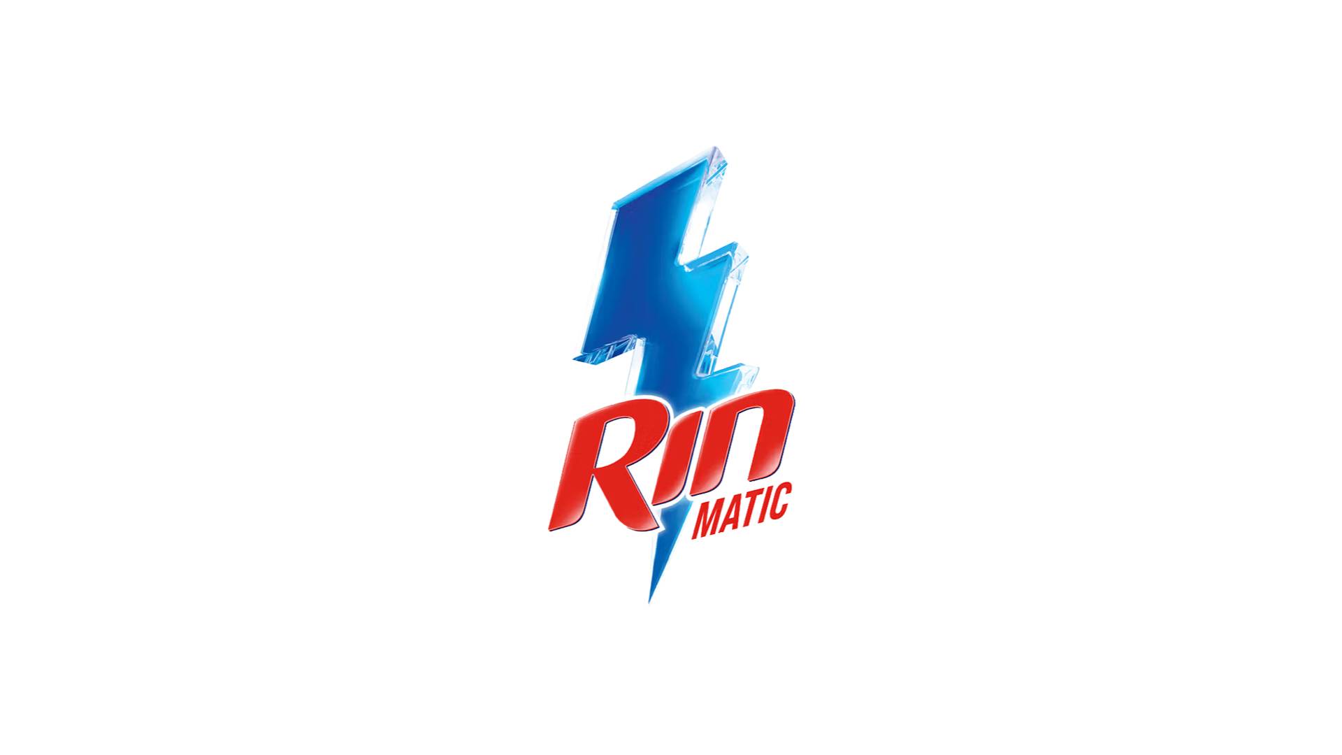Rin logo with blue thunder background