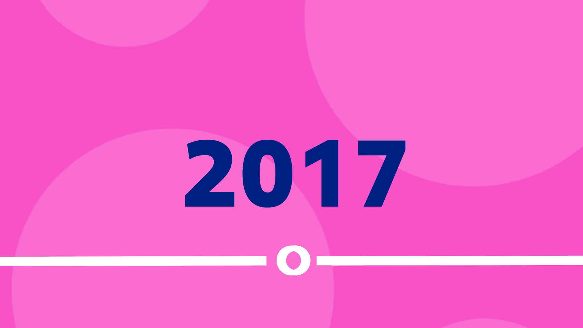 Timeline image with the text 2017
