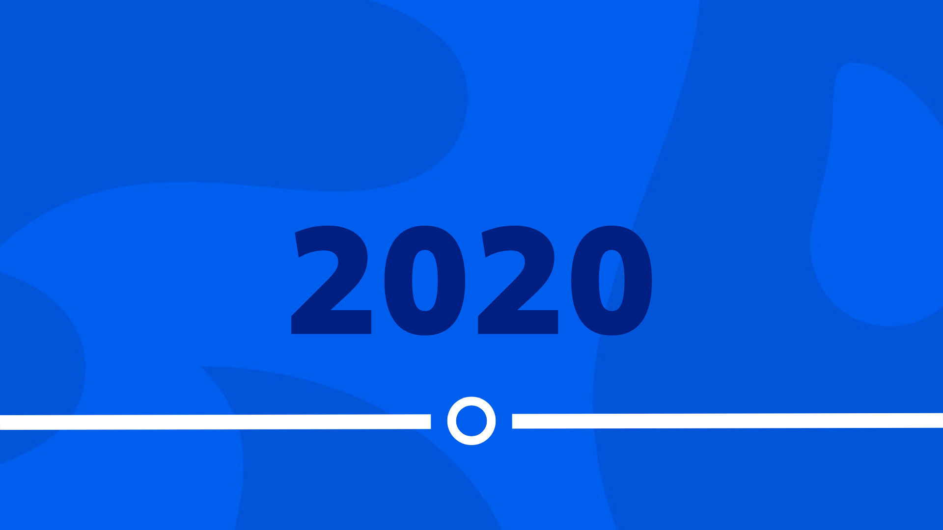 Timeline image with the text 2020