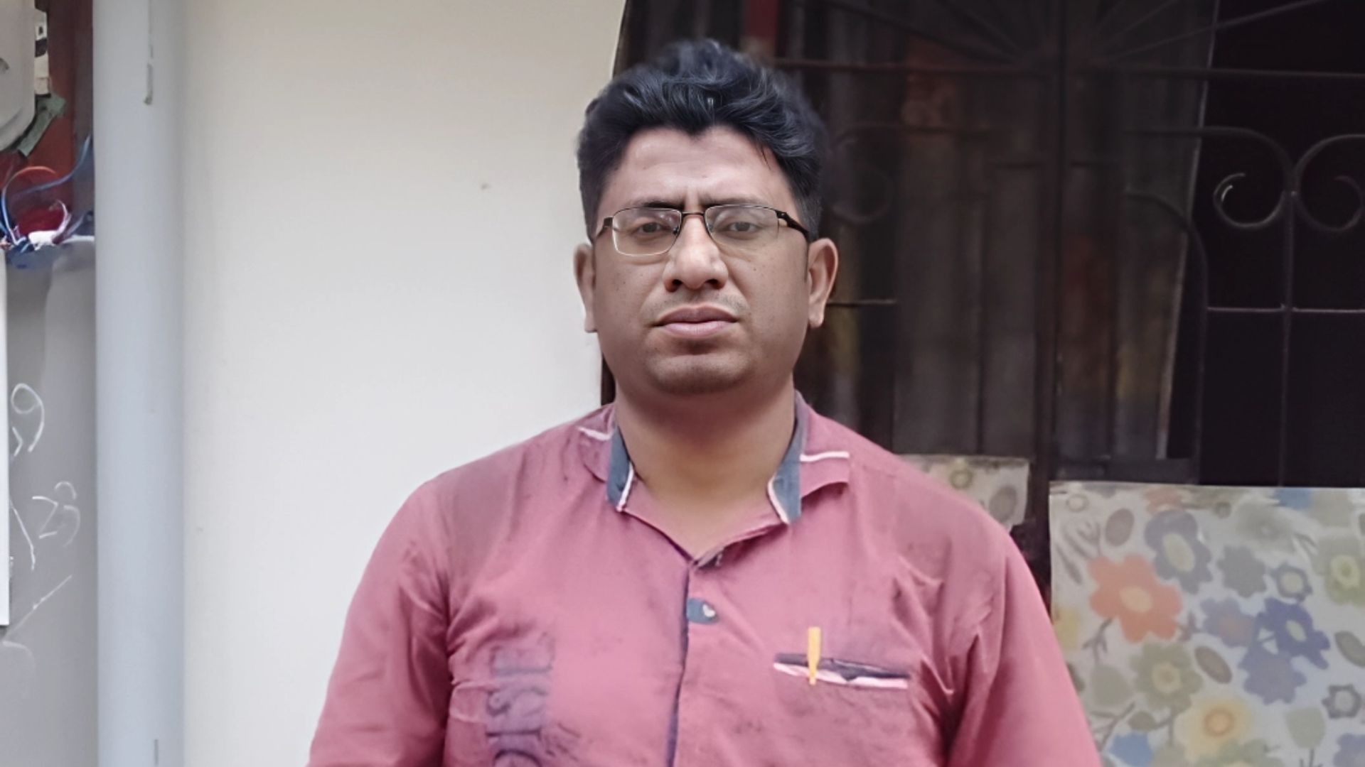 A picture of HUL's Prabhat Livelihood Centre, beneficiary, Mr Dhrubajyoti Raha