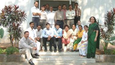 Vibhav Sanzgiri with team R&D