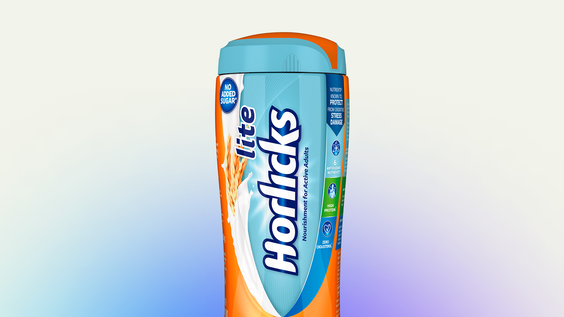 Horlicks Lite packaging.