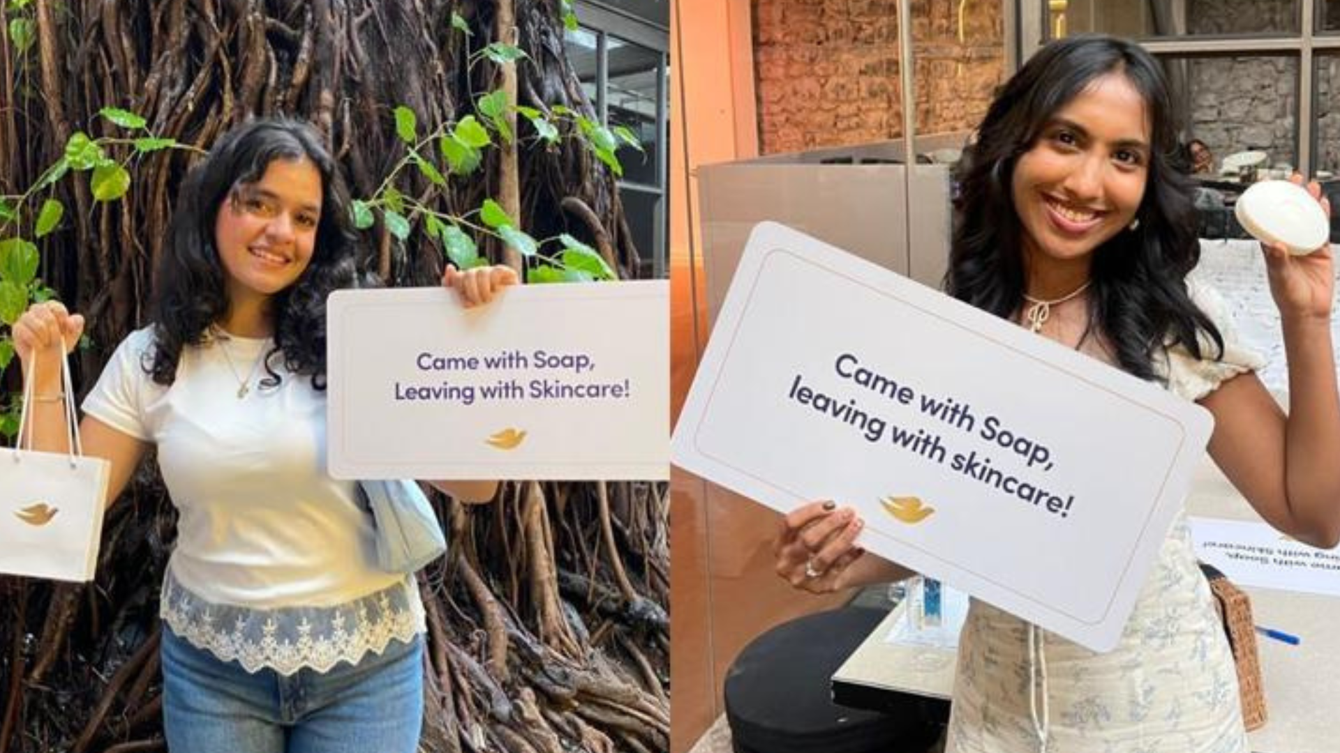 Influencers and content creators at the Dove BYOB event