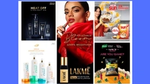A collage of HUL brand key visuals such as Tresemme, Dove, Lakme and Knorr.