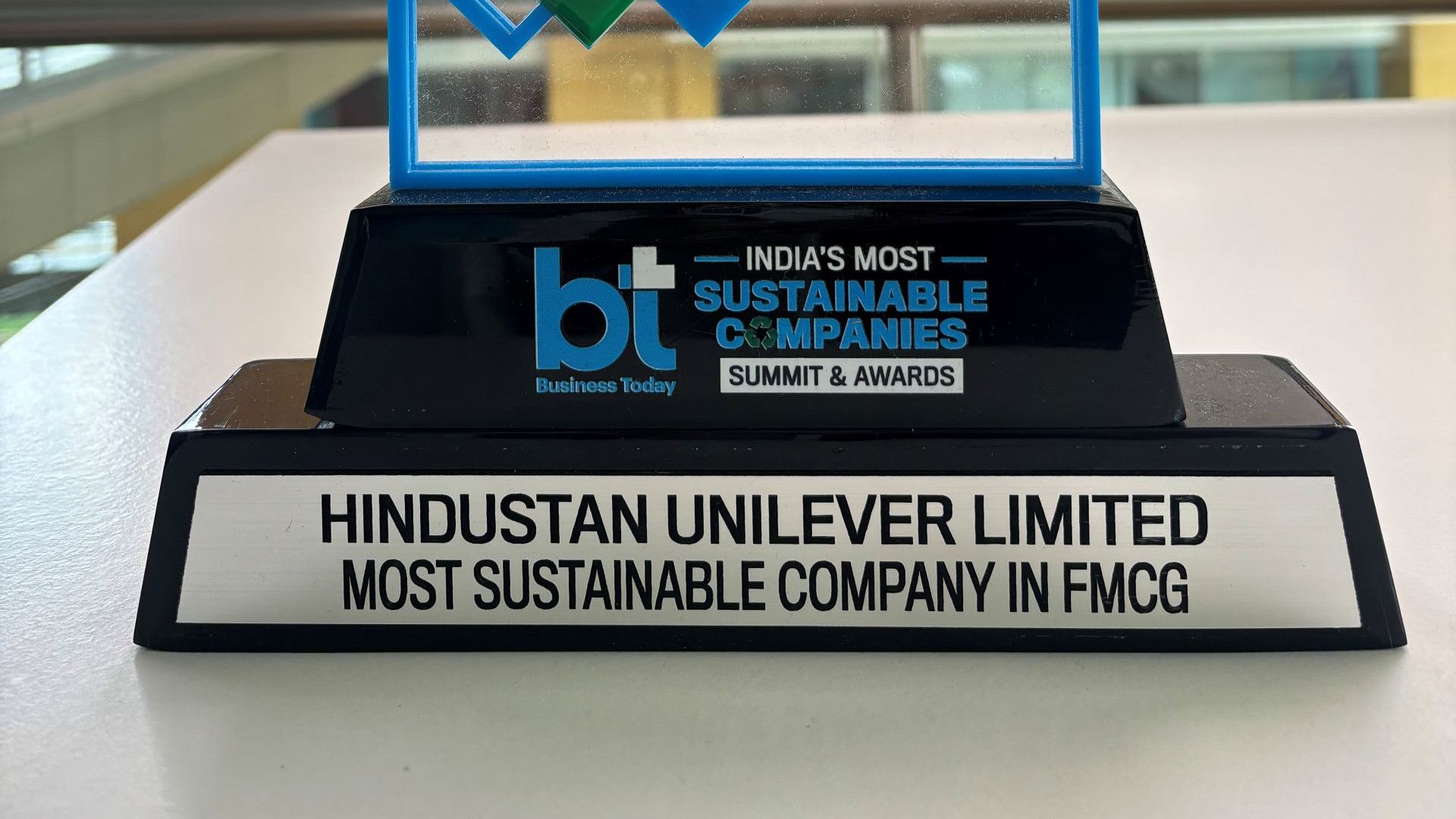 Most Sustainable company in FMCG award.