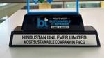 Most Sustainable company in FMCG award.