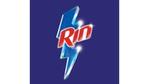 Rin logo with blue thunder background