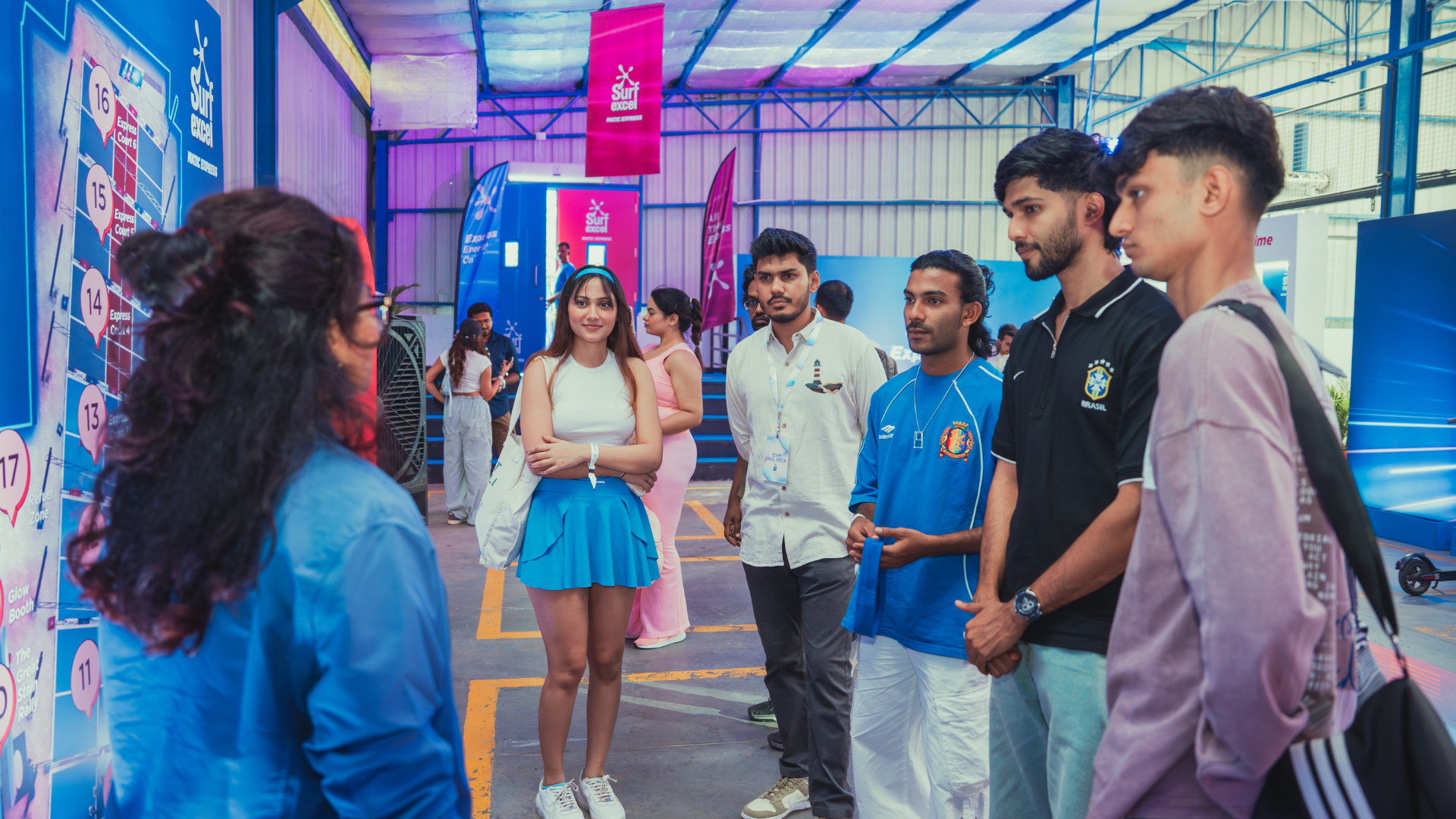 Influencers at Surf excel Matic Express launch event