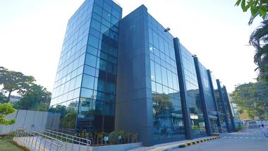 Unilever India's building with a glass facade.
