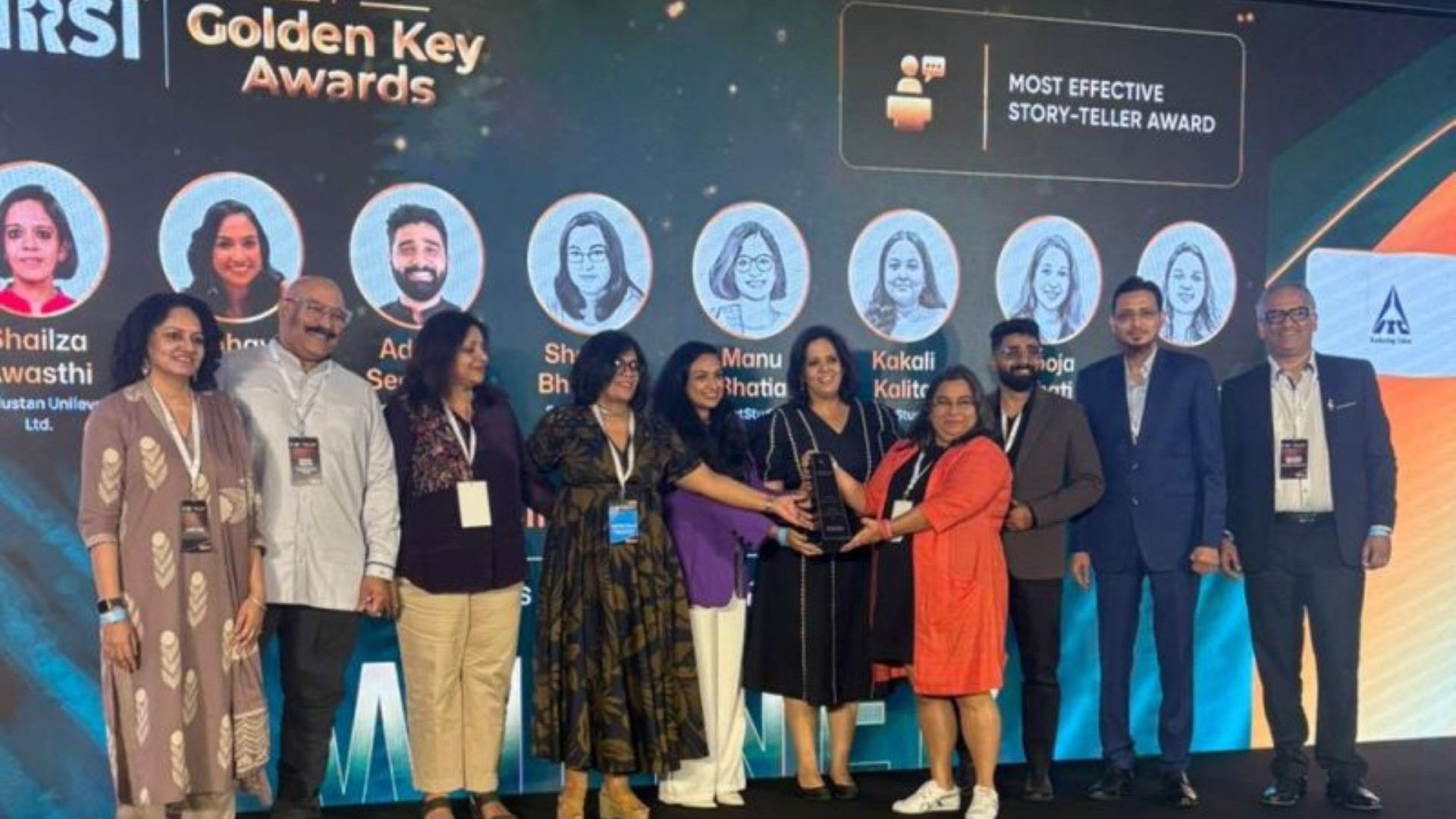 MRSI Golden Key Awards group picture.