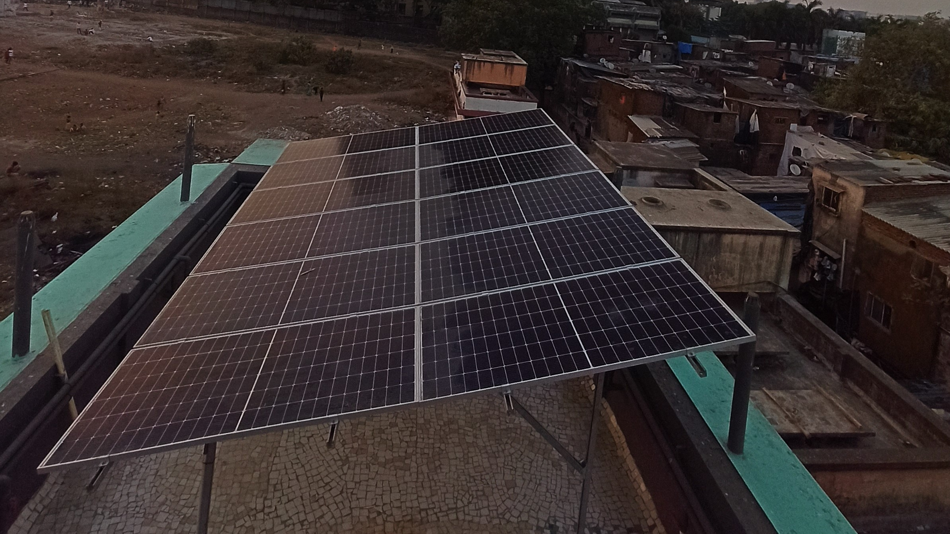 Solar panels at HUL Suvidha Centre