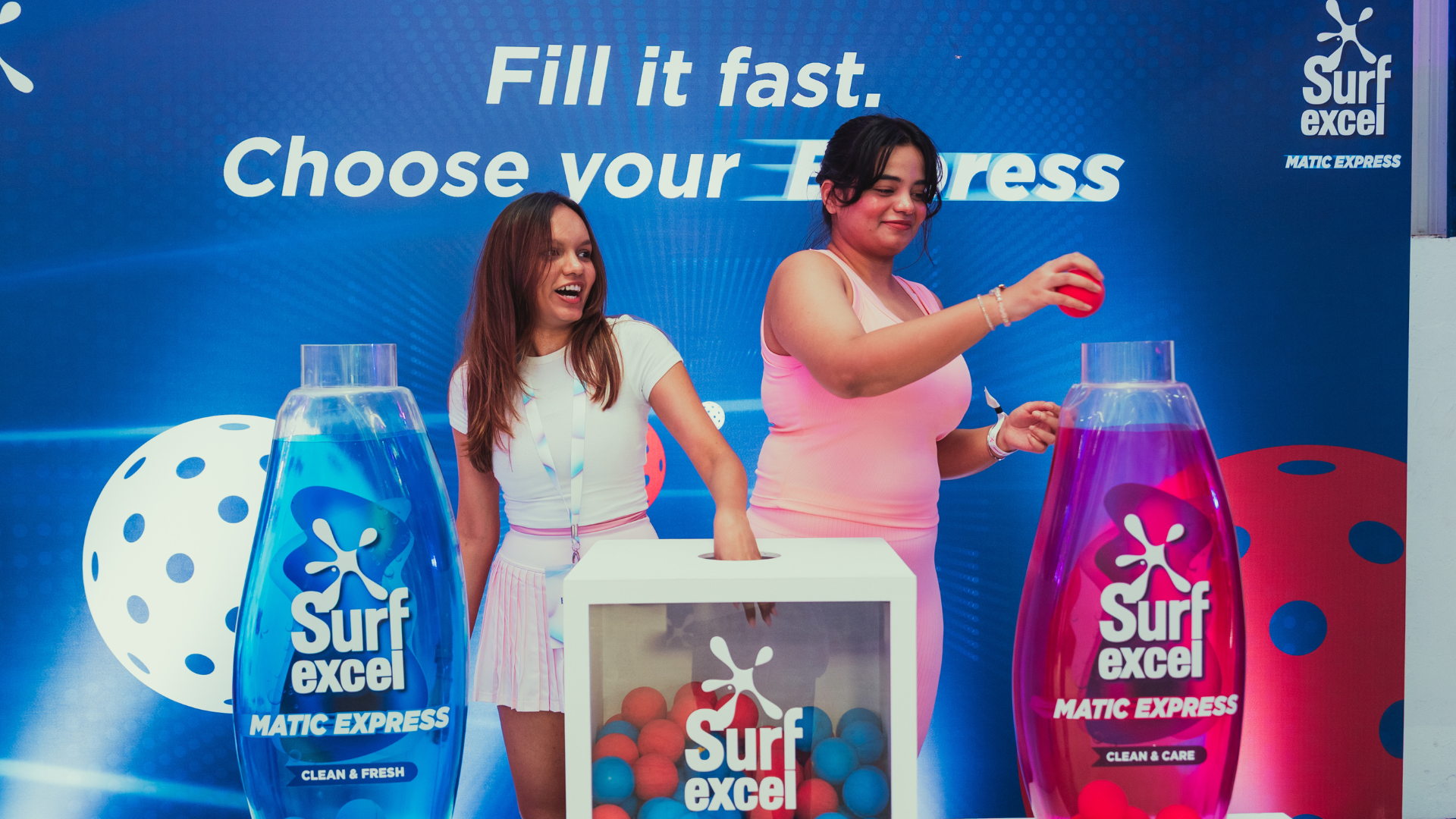 Influencers at Surf excel Matic Express launch event