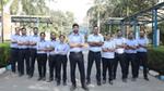 The factory team, a group of men and women in HUL's Dapada, factory in India