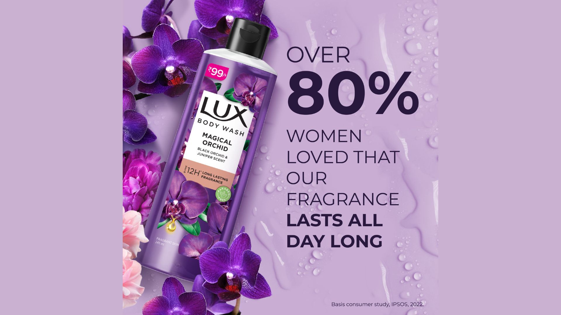Lux Body Wash Magical Orchid Claims