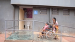 A person on a wheelchair at HUL Suvidha Centre