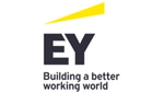 The logo of EY