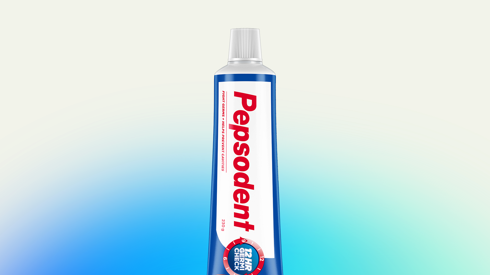 Pepsodent packaging.