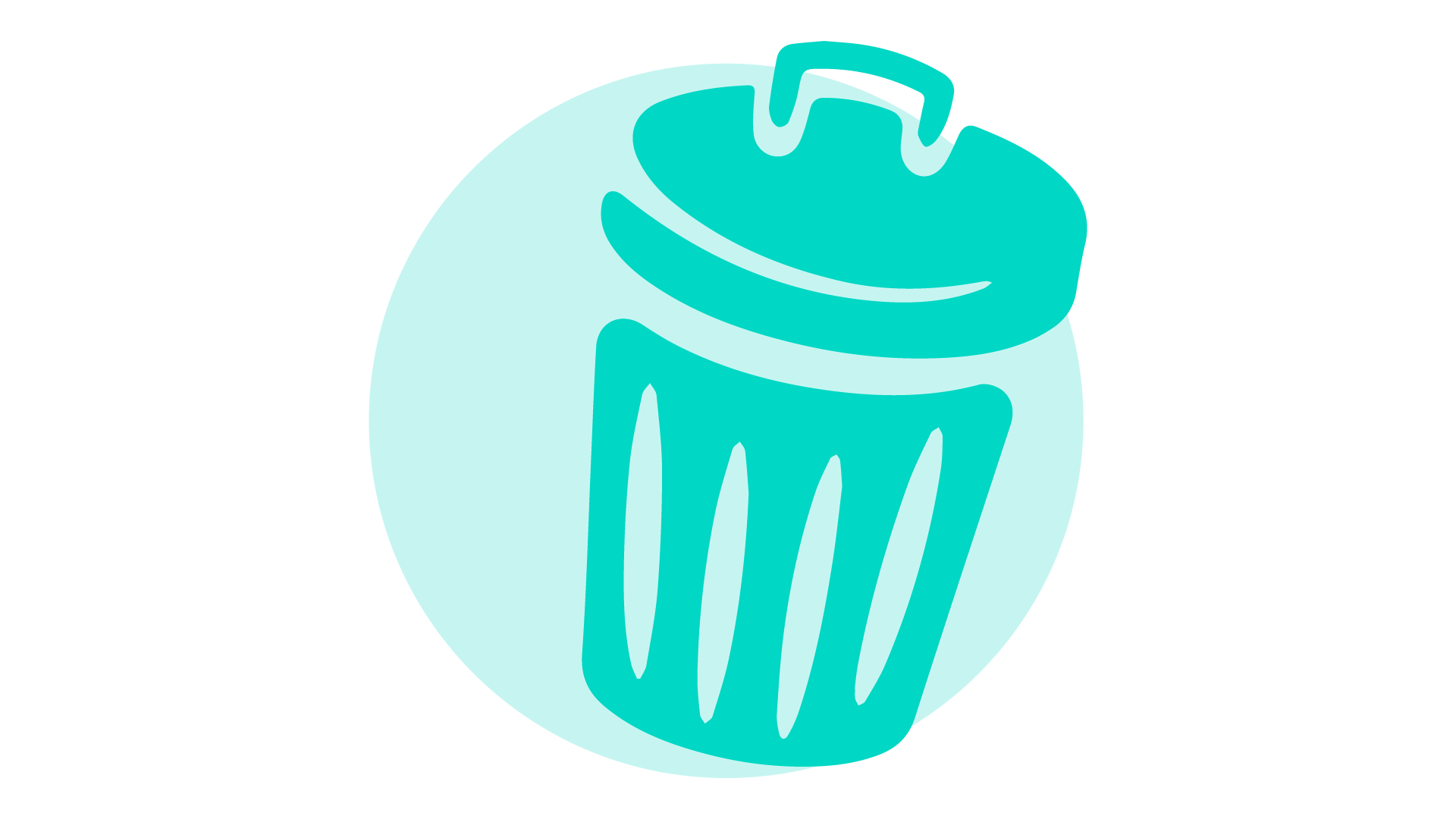 Waste-free world icon