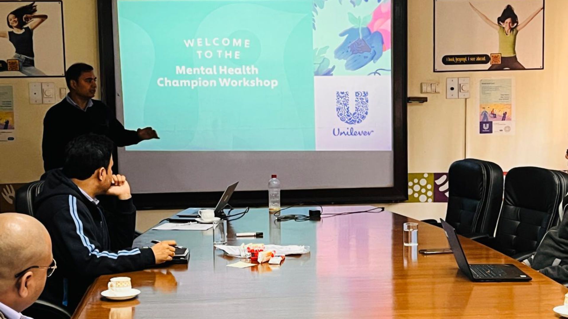 Mental health champion workshop at HUL’s office.